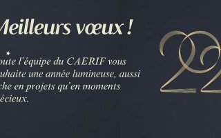 En tete demail Message Meilleurs Voeux 2026 Classique Illustre Bleu Dore